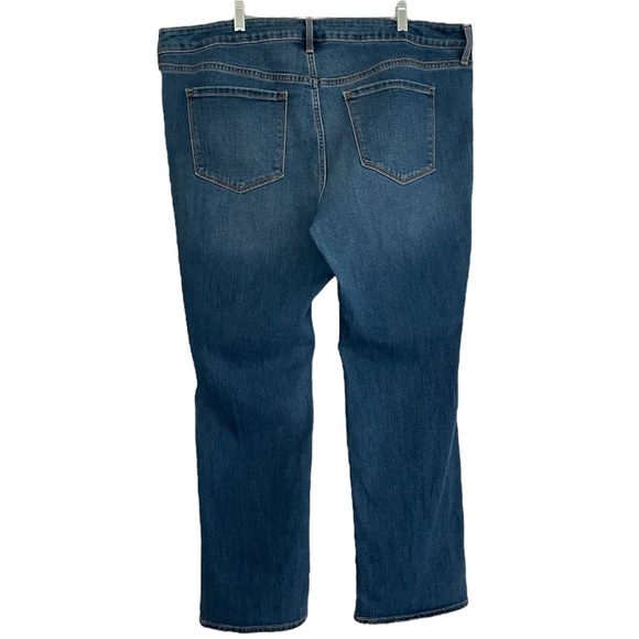 Kicker Boot Cut Mid Rise Old Navy Blue Jeans Plus Size 18 Petite - Picture 6 of 11